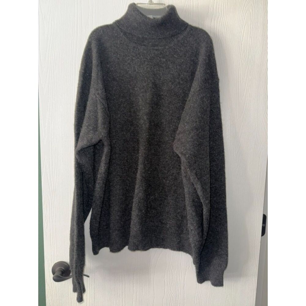 J. Crew 100% Lambs Wool Turtle Neck Sweater Mens Sz XL